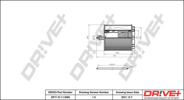 Dr!ve+ DP1110.11.0085 - Oil Filter car-mod.net