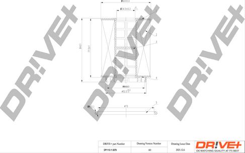 Dr!ve+ DP1110.11.0079 - Oil Filter car-mod.net