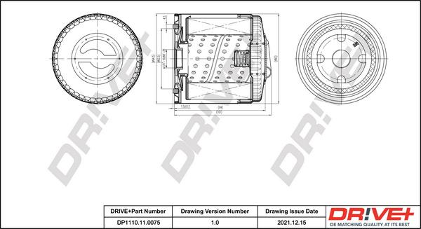 Dr!ve+ DP1110.11.0075 - Oil Filter car-mod.net