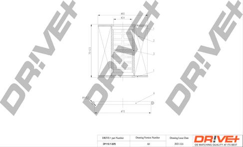 Dr!ve+ DP1110.11.0076 - Oil Filter car-mod.net