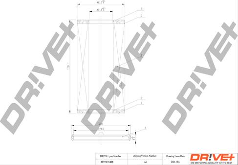 Dr!ve+ DP1110.11.0078 - Oil Filter car-mod.net