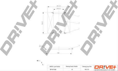 Dr!ve+ DP1110.11.0143 - Oil Filter car-mod.net