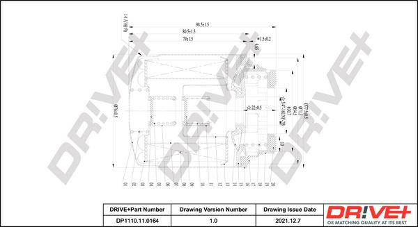 Dr!ve+ DP1110.11.0164 - Oil Filter car-mod.net