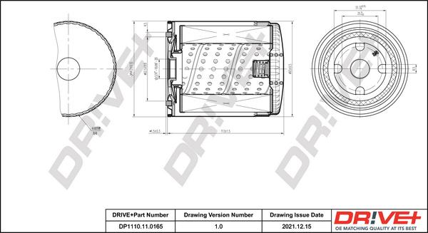 Dr!ve+ DP1110.11.0165 - Oil Filter car-mod.net