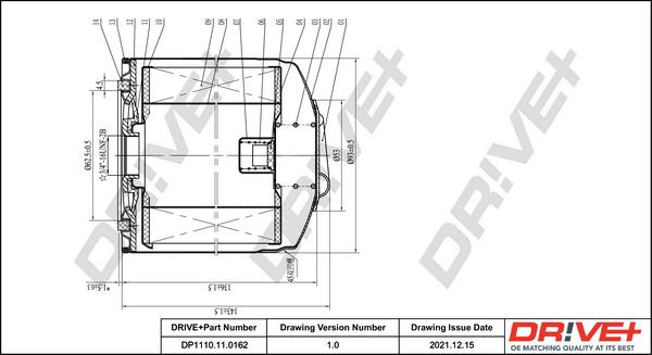 Dr!ve+ DP1110.11.0162 - Oil Filter car-mod.net