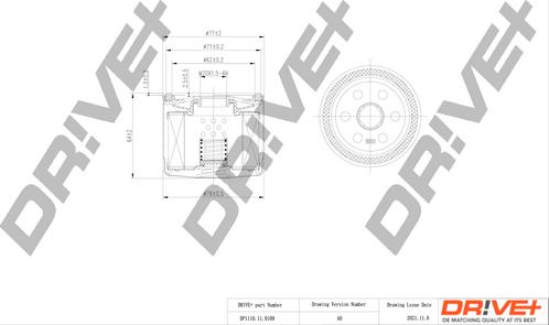 Dr!ve+ DP1110.11.0109 - Oil Filter car-mod.net