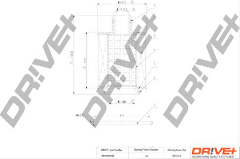 Dr!ve+ DP1110.11.0107 - Oil Filter car-mod.net