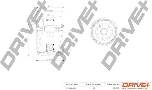 Dr!ve+ DP1110.11.0181 - Oil Filter car-mod.net