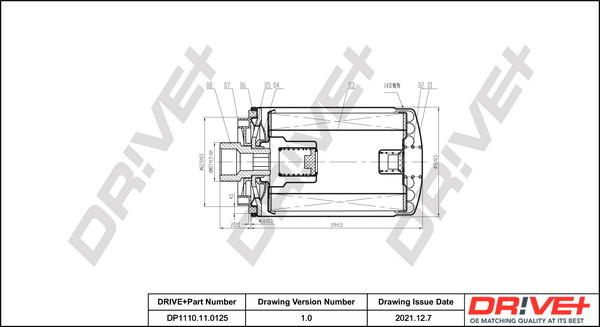 Dr!ve+ DP1110.11.0125 - Oil Filter car-mod.net