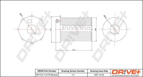 Dr!ve+ DP1110.11.0178 - Oil Filter car-mod.net