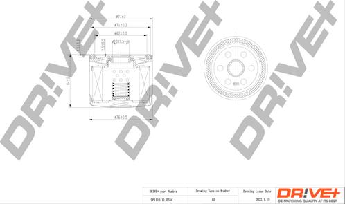 Dr!ve+ DP1110.11.0334 - Oil Filter car-mod.net