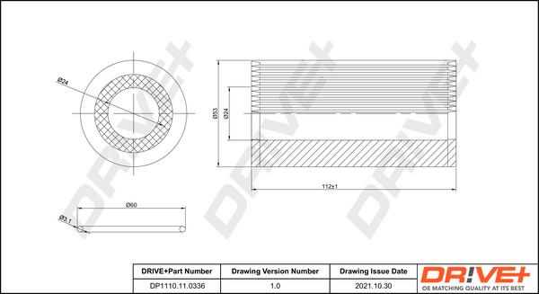 Dr!ve+ DP1110.11.0336 - Oil Filter car-mod.net