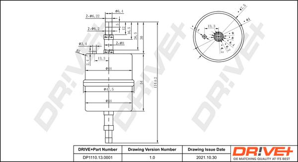 Dr!ve+ DP1110.13.0001 - Fuel filter car-mod.net