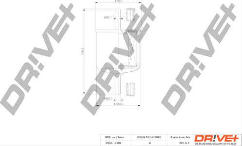 Dr!ve+ DP1110.13.0008 - Fuel filter car-mod.net