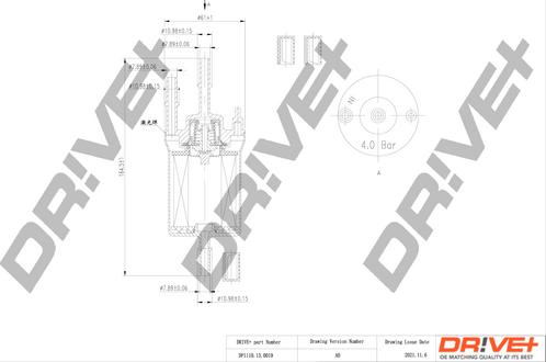 Dr!ve+ DP1110.13.0019 - Fuel filter car-mod.net