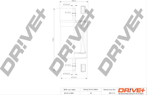 Dr!ve+ DP1110.13.0018 - Fuel filter car-mod.net