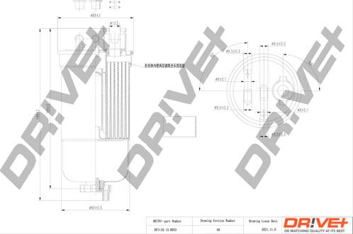Dr!ve+ DP1110.13.0033 - Fuel filter car-mod.net