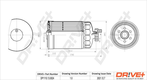 Dr!ve+ DP1110.13.0024 - Fuel filter car-mod.net