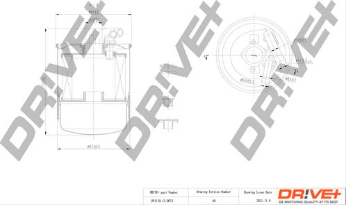 Dr!ve+ DP1110.13.0073 - Fuel filter car-mod.net