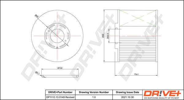 Dr!ve+ DP1110.13.0149 - Fuel filter car-mod.net