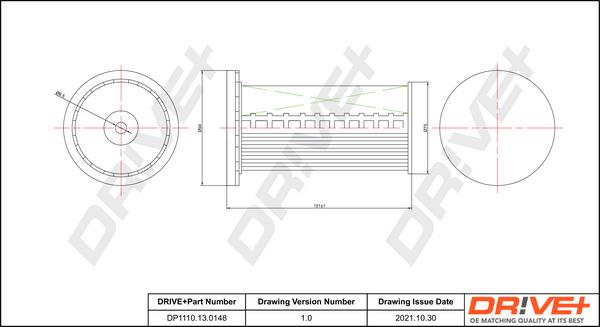 Dr!ve+ DP1110.13.0148 - Fuel filter car-mod.net