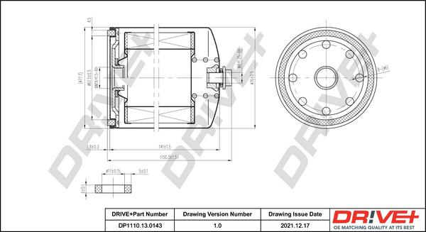 Dr!ve+ DP1110.13.0143 - Fuel filter car-mod.net