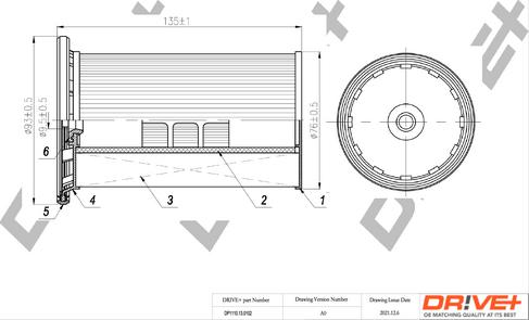 Dr!ve+ DP1110.13.0102 - Fuel filter car-mod.net