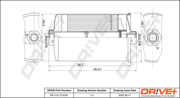 Dr!ve+ DP1110.13.0181 - Fuel filter car-mod.net