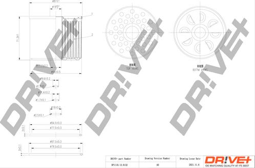 Dr!ve+ DP1110.13.0132 - Fuel filter car-mod.net