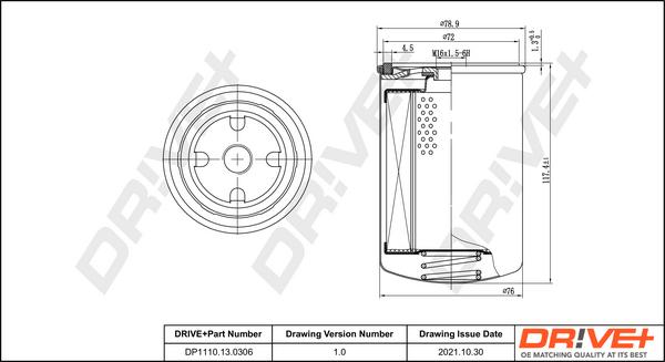 Dr!ve+ DP1110.13.0306 - Fuel filter car-mod.net