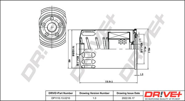 Dr!ve+ DP1110.13.0210 - Fuel filter car-mod.net