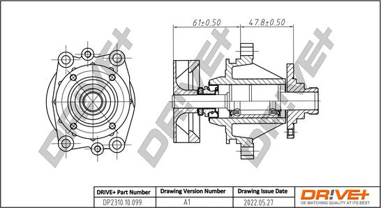 Dr!ve+ DP2310.10.099 - Water Pump car-mod.net