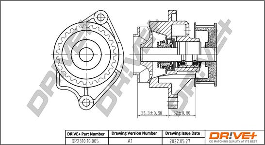 Dr!ve+ DP2310.10.005 - Water Pump car-mod.net