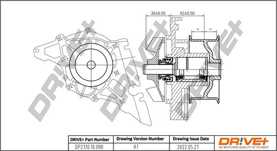 Dr!ve+ DP2310.10.088 - Water Pump car-mod.net