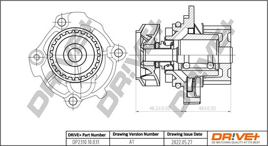 Dr!ve+ DP2310.10.031 - Water Pump car-mod.net
