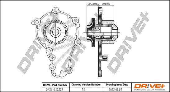 Dr!ve+ DP2310.10.109 - Water Pump car-mod.net