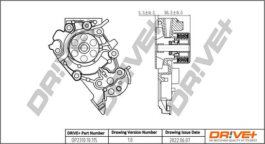 Dr!ve+ DP2310.10.115 - Water Pump car-mod.net