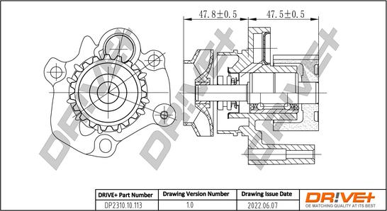 Dr!ve+ DP2310.10.113 - Water Pump car-mod.net