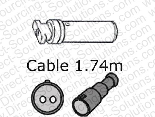 DSS 206672 - ABS sensor, wheel speed car-mod.net