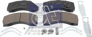 DT Spare Parts 4.90936 - Brake Pad Set, disc brake car-mod.net