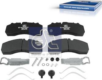 DT Spare Parts 4.90930 - Brake Pad Set, disc brake car-mod.net