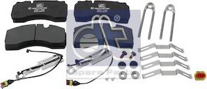 DT Spare Parts 5.92121 - Brake Pad Set, disc brake car-mod.net