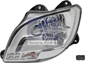 DT Spare Parts 5.81296 - Headlight car-mod.net