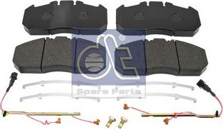 DT Spare Parts 6.95101 - Brake Pad Set, disc brake car-mod.net