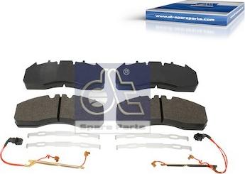 DT Spare Parts 6.95110 - Brake Pad Set, disc brake car-mod.net
