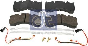 DT Spare Parts 6.95112 - Brake Pad Set, disc brake car-mod.net