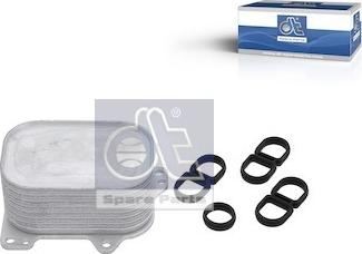 DT Spare Parts 11.13027 - Oil Cooler, engine oil car-mod.net