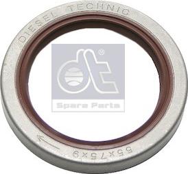 DT Spare Parts 1.24267 - Shaft Seal, manual transmission flange car-mod.net