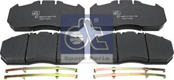 DT Spare Parts 3.96400 - Brake Pad Set, disc brake car-mod.net