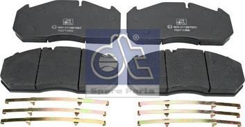 DT Spare Parts 3.96401 - Brake Pad Set, disc brake car-mod.net